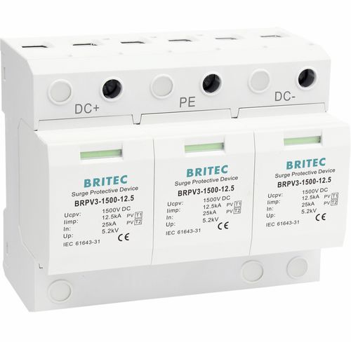 Protector de sobretensión de tipo 1 - BRPV3-1500-12.5 - Britec Electric Co., Ltd - de tipo 2 / clase I / clase II
