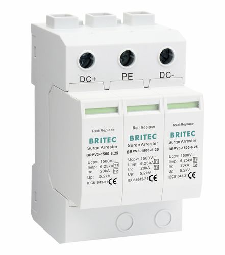 Caja de protector de sobretensión de tipo 1 - BRPV3-1500-6.25 - Britec Electric Co., Ltd - de tipo 2 / clase I / clase II