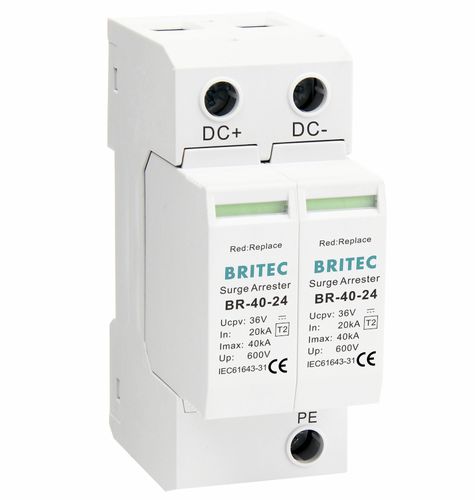 Protector de sobretensión de tipo 2 - BR-40 24 - Britec Electric Co., Ltd - clase II / para alimentación continua / para alimentación eléctrica