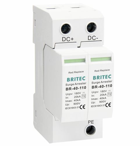 Protector de sobretensión de tipo 2 - BR-40 110 - Britec Electric Co., Ltd - clase II / para alimentación continua / para equipamiento electrónico
