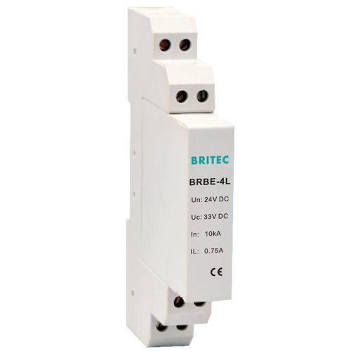 Protector de sobretensión de tipo 2 - BRBE-4L series - Britec Electric Co., Ltd - para transmisión de señales / de instalación eléctrica / para centro de datos