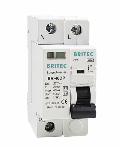 Protector de sobretensión de tipo 3 - BRCB-15/30/40 - Britec Electric Co., Ltd - clase III / de instalación eléctrica / con teleseñalización
