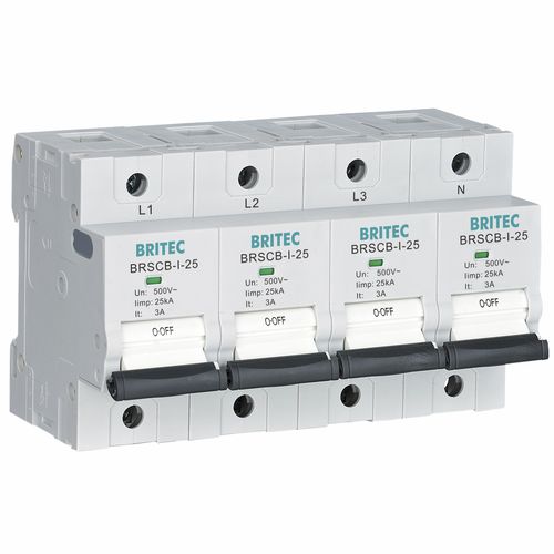 Disyuntor miniatura - BRSCB-I-25 - Britec Electric Co., Ltd - térmico / AC / en riel DIN