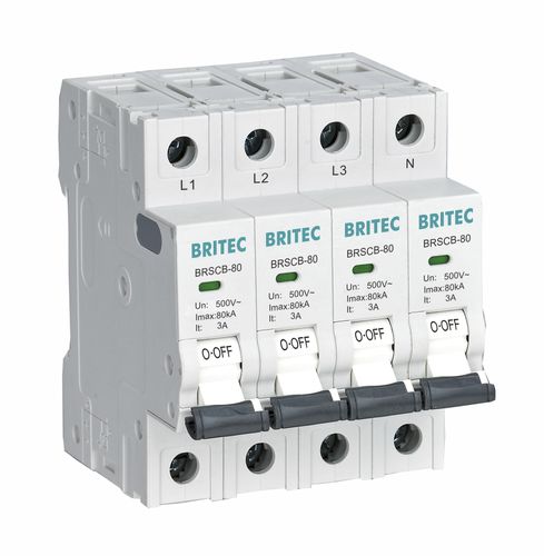 Disyuntor térmico - BRSCB-80 series - Britec Electric Co., Ltd - para sobrecargas / de baja tensión / AC