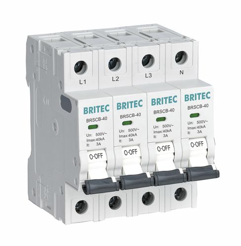 Disyuntor térmico - BRSCB-40 series - Britec Electric Co., Ltd - contra sobretensión / AC / de baja tensión