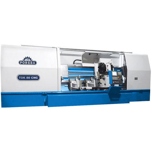Centro de torneado para piezas de gran tamaño - TOK series - PORĘBA Machine Tools - CNC / de mesa inclinada / 12 herramientas