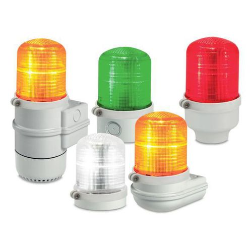 Avisador luminoso de destellos - SLM200 - FEDERAL SIGNAL - LED / 24 Vcc / 24 V CA