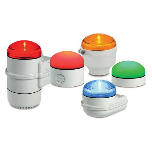Avisador luminoso permanente - SLM300, SLM350 - FEDERAL SIGNAL - de destellos / LED / 12 V CA