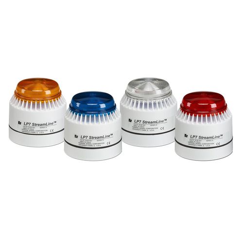 Difusor de alarma sonora con avisador luminoso de xenón - LP7 - FEDERAL SIGNAL - con luz de señalización / IP54 / IP65