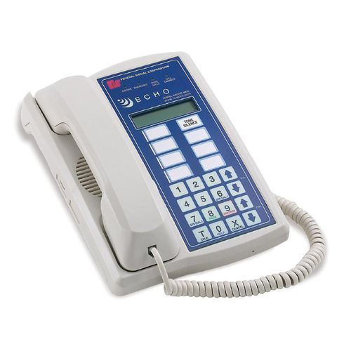 Interfono de audio - ECHO E-MDS - FEDERAL SIGNAL - de emergencia / de sobremesa