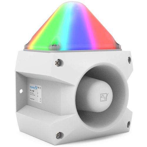 Difusor de alarma sonora con avisador luminoso de flash - PA L 5 - PFANNENBERG - IP66