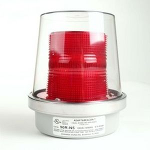Avisador luminoso de destellos - 90 series - EDWARDS SIGNALING - LED / AC / policarbonato