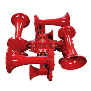 Claxon de alarma neumático de interior/de exterior - K4 series - EDWARDS SIGNALING - para zona peligrosa / con sellado hermético