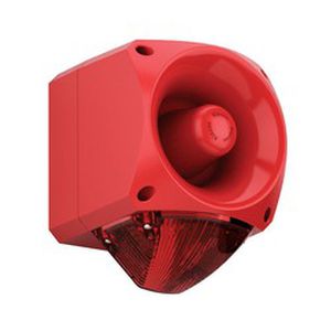 Difusor de alarma sonora con luz de señalización - Nexus 110 AC - EDWARDS SIGNALING - con avisador luminoso de LED / IP66