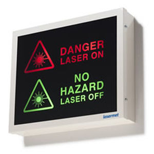 Panel de señalización láser - SIGN-LP  - Lasermet - con luz