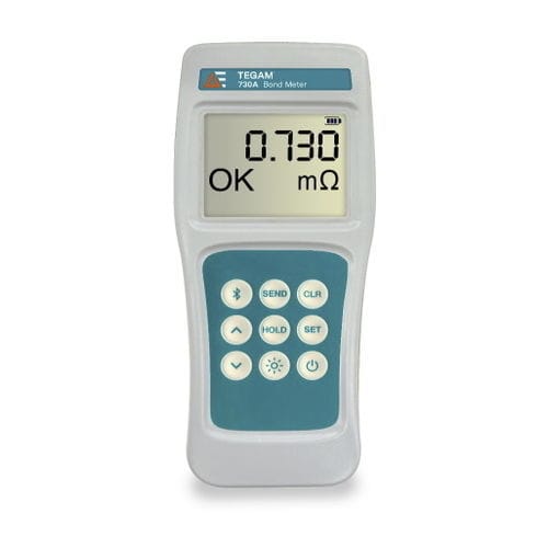 Millióhmetro digital - 730A - TEGAM - portátil / 4 hilos