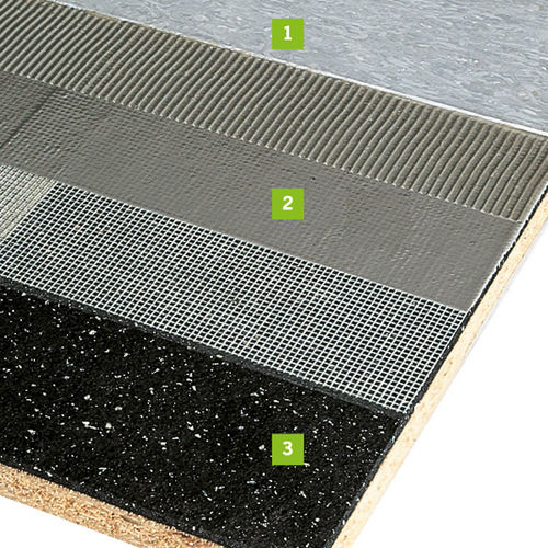 Material aislante frente a los ruidos de impacto - Regupol® 4515 - REGUPOL BSW GmbH