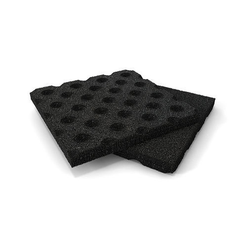 Material de desacoplo acústico - REGUPOL vibration 400 - REGUPOL BSW GmbH - antivibración / de caucho / de fibras sintéticas