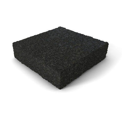 Material de desacoplo antivibración - REGUPOL vibration 450 - REGUPOL BSW GmbH - acústico / de caucho / de fibras sintéticas