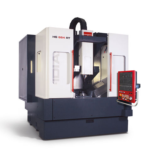Fresadora CNC 5 ejes - HS664 - FIDIA - vertical / para acero / para aleación ligera