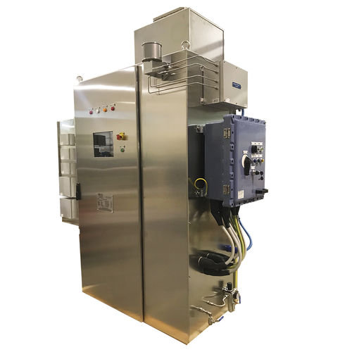 Armario eléctrico de suelo - QPREX - MARECHAL ELECTRIC - de acero inoxidable / industrial / automático