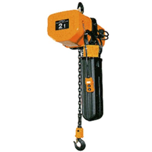Polipasto de cadena eléctrico - F series - Hitachi Europe GmbH - mecánico / electro-magnético
