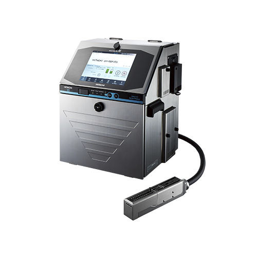 Impresora por chorro de tinta continuo - UX series - Hitachi Europe GmbH - de pie / industrial / con pantalla táctil