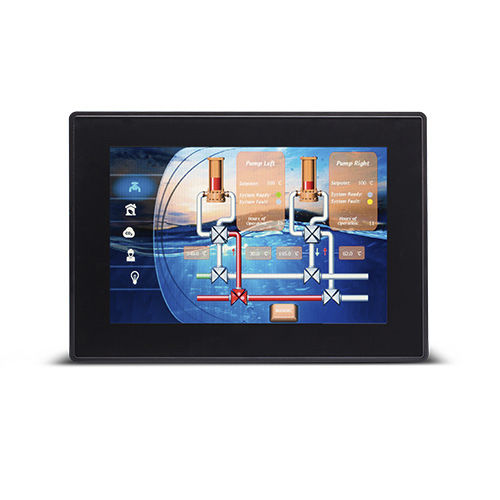 HMI con pantalla táctil resistiva - EH-TP700 series - Hitachi Europe GmbH - de pared / empotrable / en riel DIN