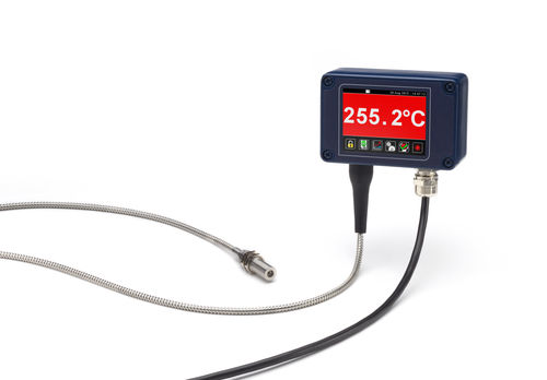 Pirómetro de fibra óptica - FibreMini - Calex Electronics Limited - con pantalla LCD / con puntero láser / 4-20 mA