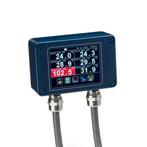 Indicador de temperatura - MicroSD, RS485 Modbus, RoHS, CE | PM180 - Calex Electronics Limited - digital / portátil / multivías