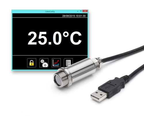 Pirómetro sin visualizador - PyroMiniUSB - Calex Electronics Limited - USB / IP65 / Full IP65