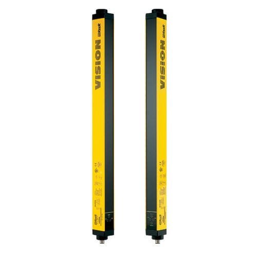 Cortina fotoeléctrica de seguridad de tipo 2 - VISION series - REER - multihaz / de tipo barrera / con seguridad integrada