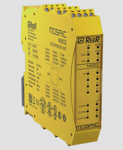 Módulo E/S digital - MI series - REER - Modbus / 8 entradas digitales / de seguridad