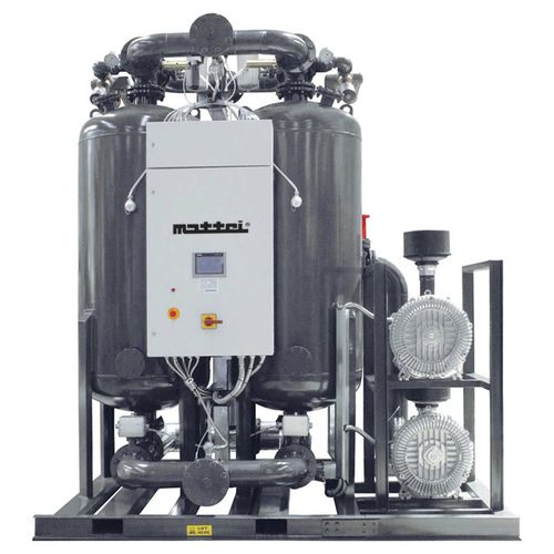 Secador de aire comprimido por adsorción con aporte de calor - DDH series - MATTEI - calor externo