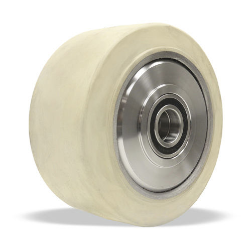 Rueda con aro - POWRB series - HAMILTON CASTER - negra de goma / de bolas / Shore A