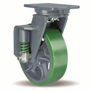 Ruedecilla giratoria - SPCH series - HAMILTON CASTER - con platino giratorio / con reducción de ruido / altas cargas