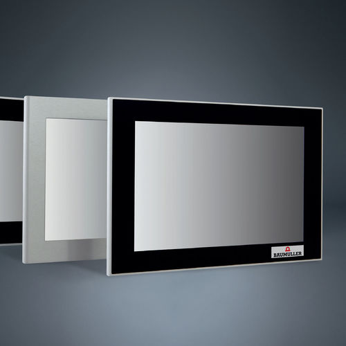 HMI de visualización - b maXX HMI - Baumüller Nürnberg GmbH - con tecnología capacitiva proyectada / con pantalla táctil resistiva / embarcado