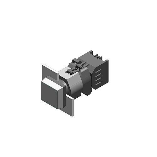 Botón pulsador táctil - 704.200.2 - EAO France - de seta / IP65 / con luz LED