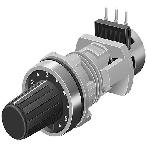 Potenciómetro rotativo - 44-745.60-10K1 - EAO France - manual / electrónico / de control