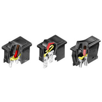Interruptor basculante - CW series - NKK Switches - unipolar / estanco al polvo / compacto