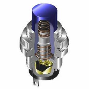 Botón pulsador de muelle - SB series - NKK Switches - reforzado / en miniatura / electromecánico