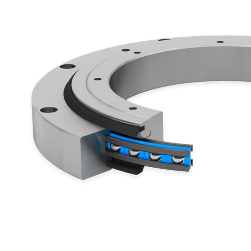 Corona giratoria sin dientes - LVA series - Franke GmbH - de bolas de cuatro puntos de contacto / de una sola hilera / de cuatro puntos de contacto