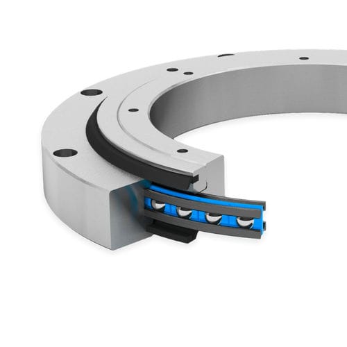 Corona giratoria sin dientes - LVB series - Franke GmbH - de bolas de cuatro puntos de contacto / de una sola hilera / de cuatro puntos de contacto