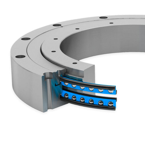 Corona giratoria sin dientes - LVC series - Franke GmbH - de bolas de cuatro puntos de contacto / de dos hileras / de contacto oblicuo