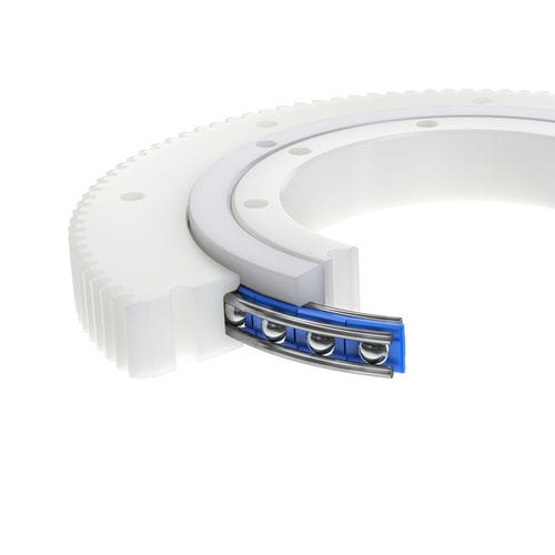 Corona giratoria con dientes exteriores - LVM series - Franke GmbH - de bolas de cuatro puntos de contacto / de una sola hilera / de cuatro puntos de contacto