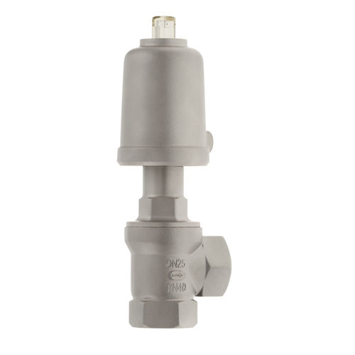 Válvula de ángulo recto - 7050  - Schubert & Salzer Control Systems GmbH - de acero inoxidable / para fluido agresivo