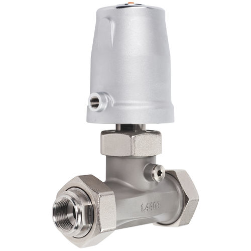 Válvula de manguito - 7078  - Schubert & Salzer Control Systems GmbH - para alimentos líquidos y bebidas / para la industria agroalimentaria / de acero inoxidable