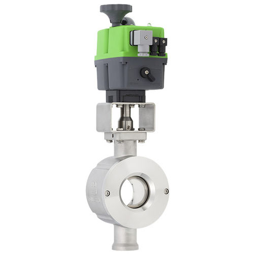 Válvula de bola - 4030 - Schubert & Salzer Control Systems GmbH - con actuador eléctrico / de control / de cierre
