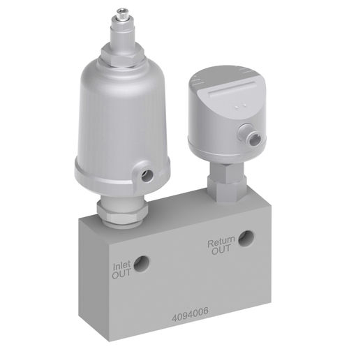Válvula de protección contra el funcionamiento en seco - 7005 - Schubert & Salzer Control Systems GmbH - neumática / de asiento inclinado / para bomba