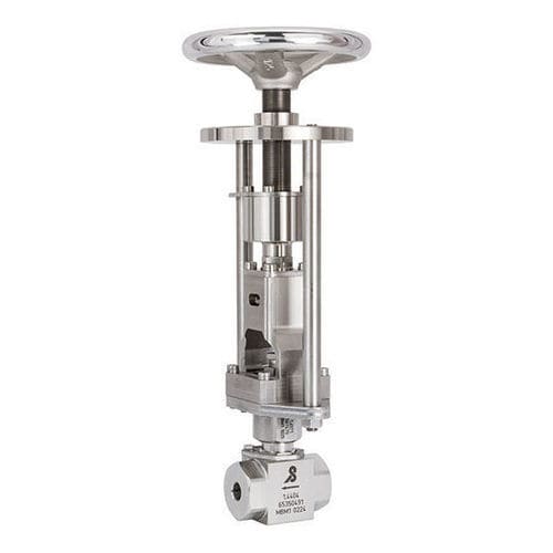 Válvula con volante - 7045 - Schubert & Salzer Control Systems GmbH - para gas / roscada / de soldar